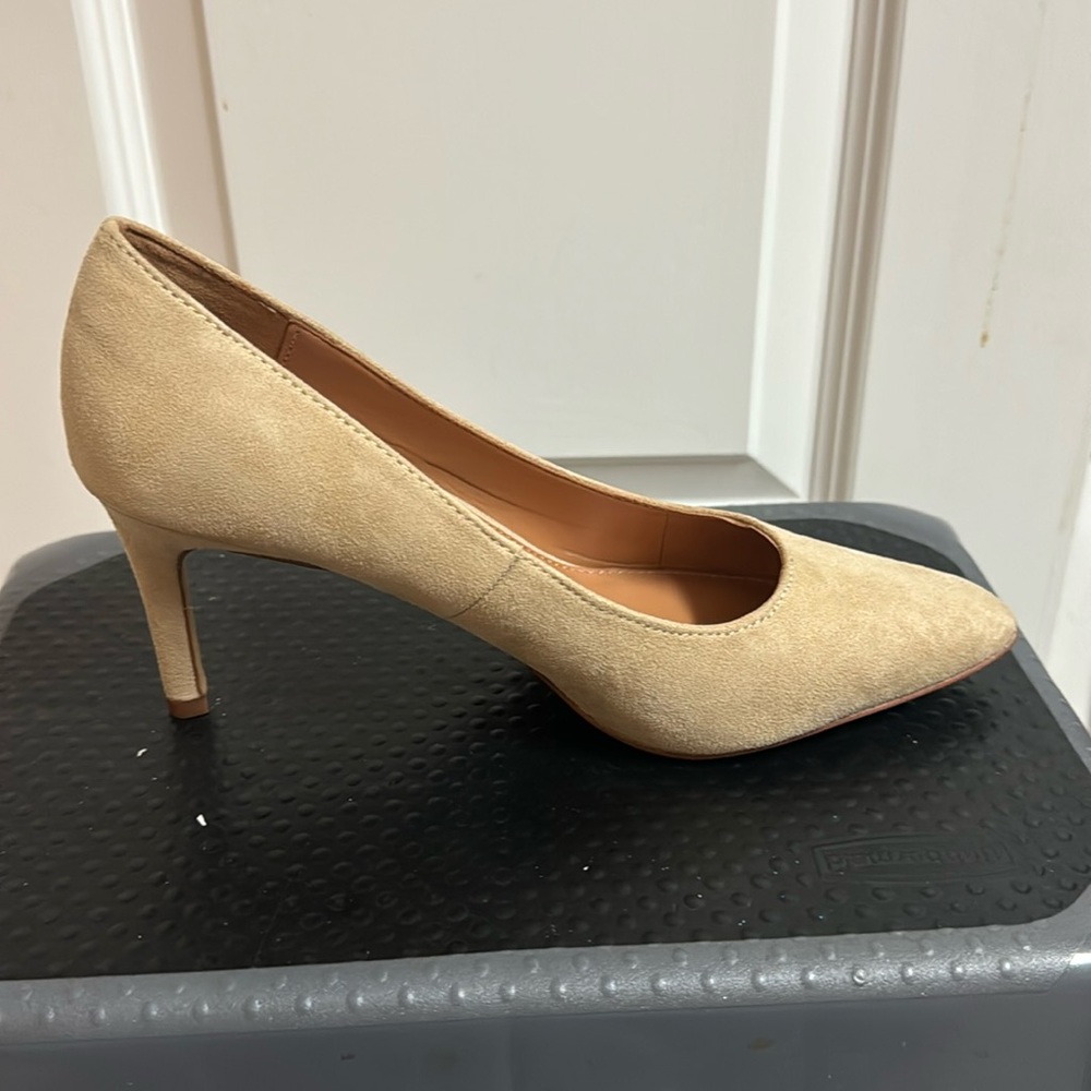 Suede jcrew pumps ,
